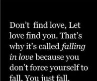 Dont Find Love