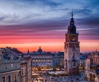 View of Main Square in Krakow from an Office Window