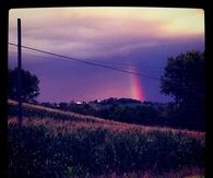 Rainbow in Dark Sky