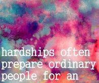 hardships