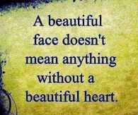 a beautiful face