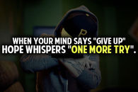 When Your Mind Says Give Up
