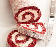 Red velvet cake roll