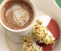 Red velvet shortbread cookies