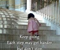 keep going