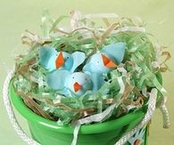 Homemade easter grass