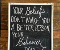 your beavior