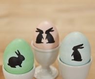 Silhouette Easter Eggs