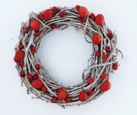 Red eggs wreath