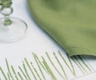 Pounded grass place mats