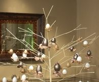 Jeweled egg display