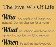 The 5 Ws