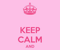 Keep calm and love pink