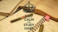 Keep calm and study hard