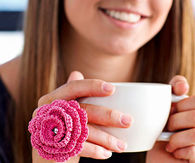 Twirly flower ring