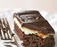 Creme de menthe brownies