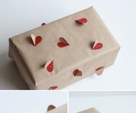Simple valentines day gift wrapping idea