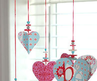 Cute and simple valentines heart decorations