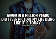 Never In A Million Years