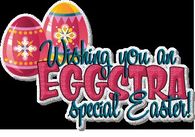 Wishing you a eggsta special easter