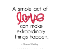 A simple act of love