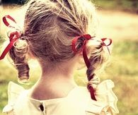 Curly pigtails