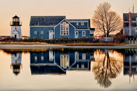 Lighthouse reflection