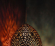 Intricate light fixture