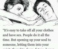 being naked