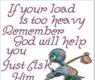 If your load is to heavy
