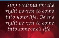 stop waiting