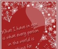 What I have in You