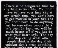 no designated time