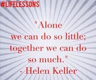 Together we can do so much
