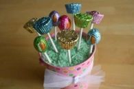 Edible flower pops