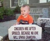 children are spoiled