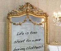 Life is too short to wear boring clothes