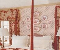 Red & White Bedroom