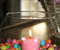 Jelly bean candles 
