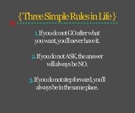 Three simple rules in Life