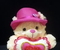 Love Bear with Pink Hat