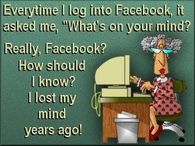 Eveyrtime I log onto Faceboook