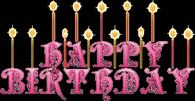 Happy Birthday Candles