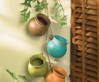 Colorful Hanging Planters