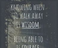 Wisdom, courage, dignity