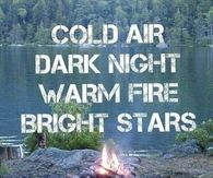 Cold air, dark night