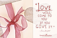 Love Comes Through Giving