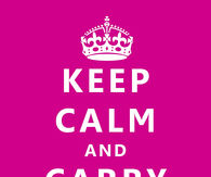 Keep calm and carry on
