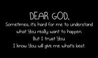 Dear God