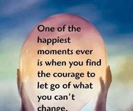courage to let go